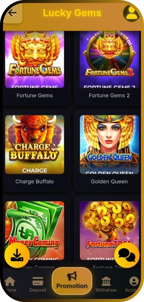 Lucky Gems Game